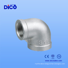 Casting 90 Degree Stainless Steel Male Female Elbow